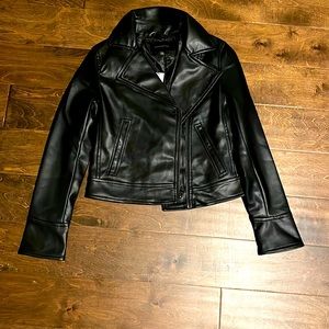 NWT Banana Republic Vegan Leather Jacket